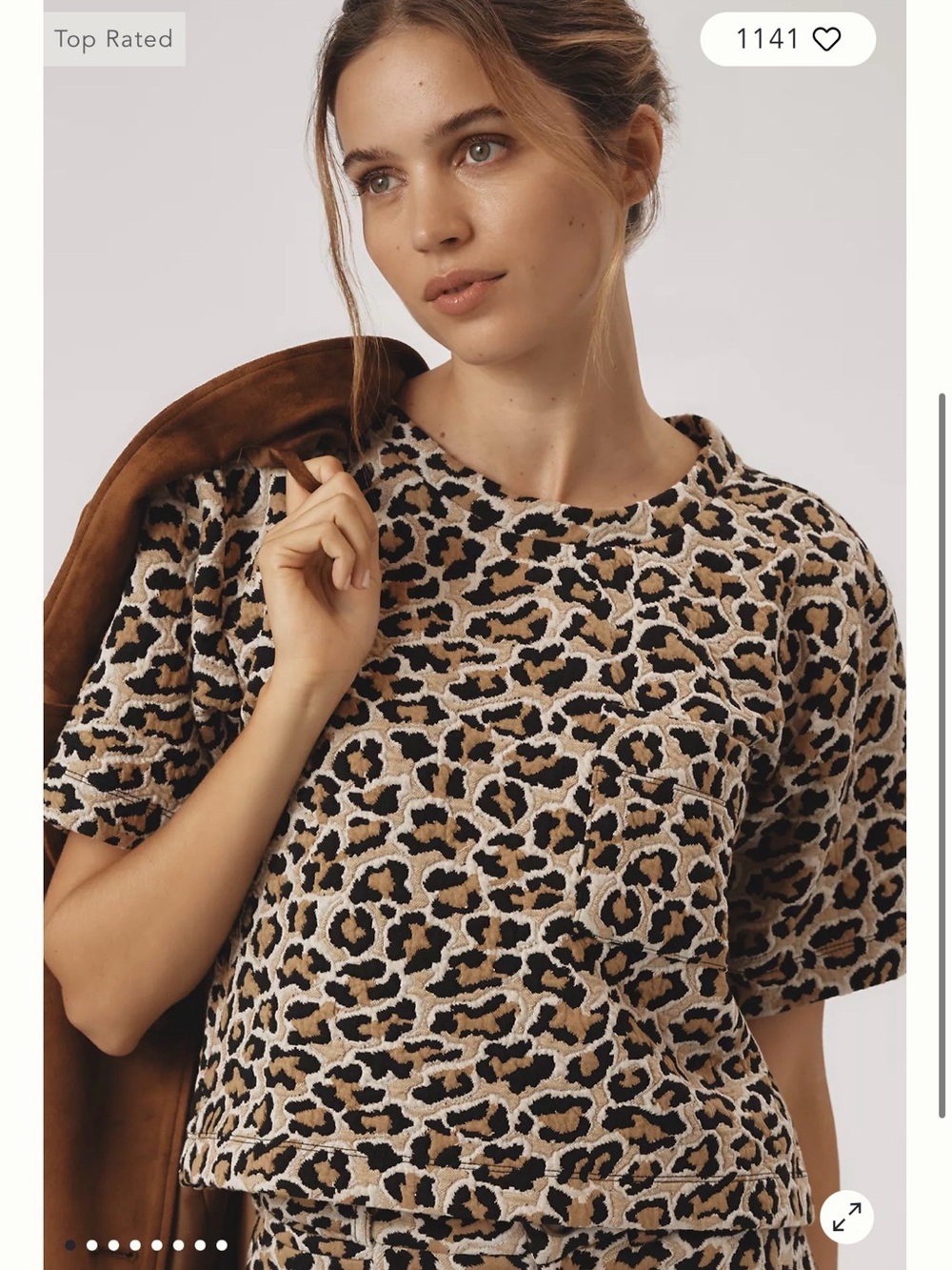 Maeve Knit Boxy Tee